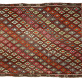 Anatolian handmade kilim rug 191 cm x 143 cm