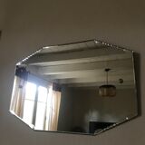 Beveled art deco mirror