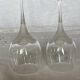 Set of 4 vintage Sèvres Primavera crystal stemware