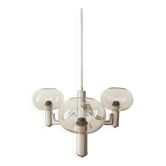 Chandelier with 3 lights by Gaetano Sciolari – Italian design from the 1970s.