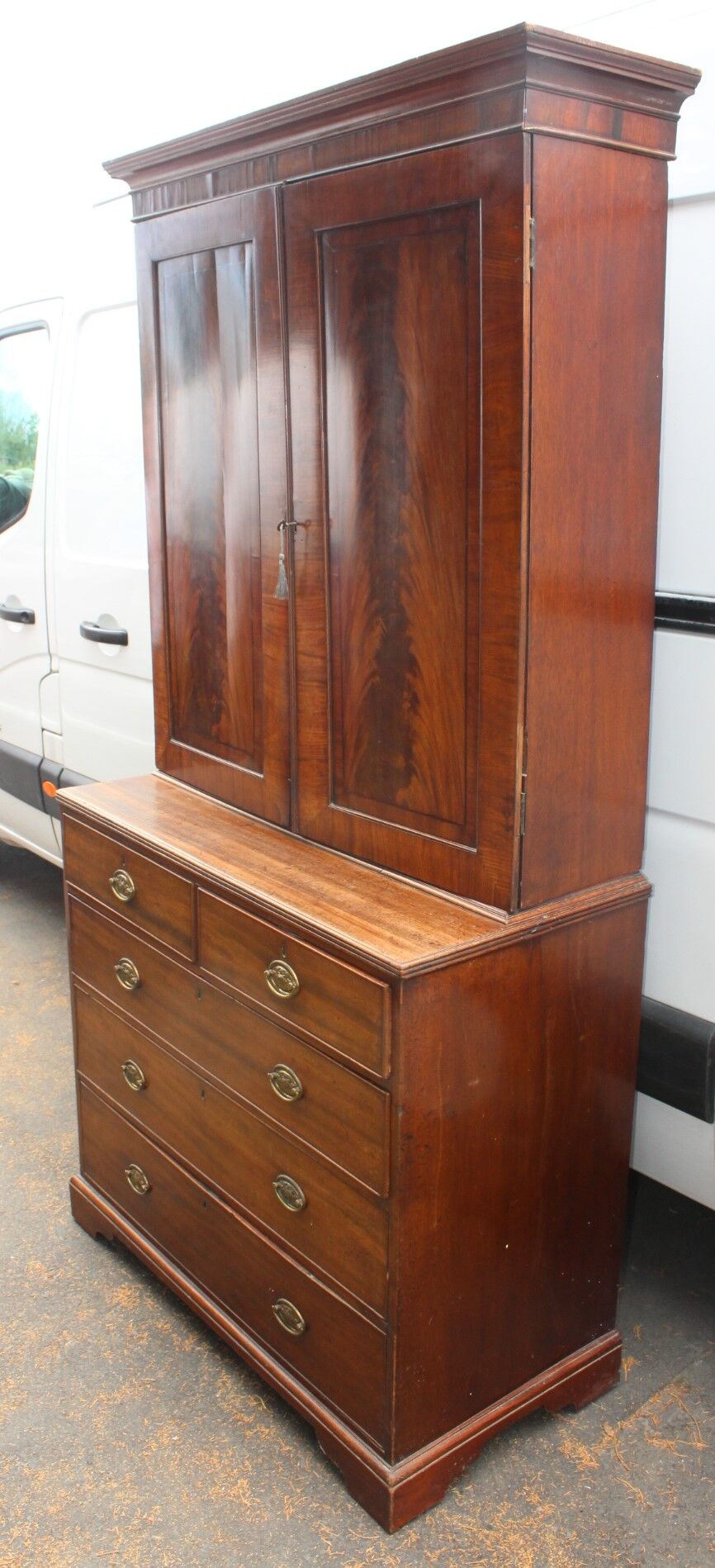 Mahogany bookcase