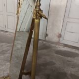 Psyche mirror in vintage gilded bronze