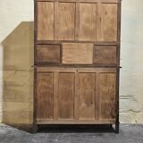 Buffet parisien années 30 aérogommé puis vernis naturel et peinture