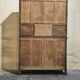Parisian sideboard from the 1930s, airbrushed then naturally varnished and painted