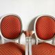 Pair of Louis XVI medallion cabriolet armchairs