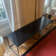 Black metal coffee table AM.PM model Romy