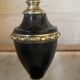 Pair of marble and brass candlesticks circa 1860