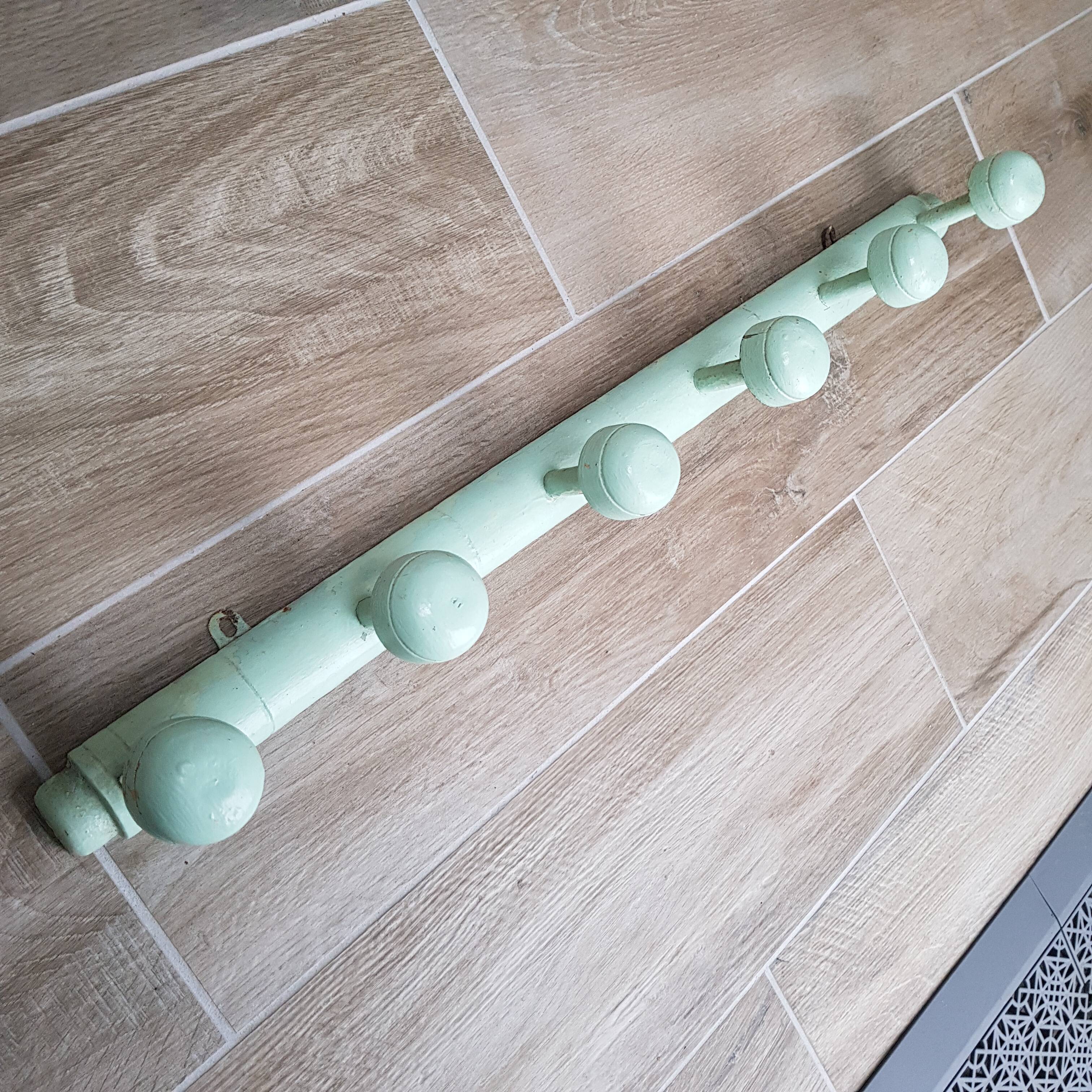 Peg wooden, 5 heads, mint