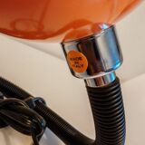 Targetti orange lacquered snake lamp