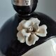 Vintage Pierrot ceramic lamp base.