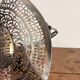Silver Metal Openwork Vintage Art Deco Fruit Basket