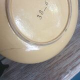 Large decorative dish signed Regnier
