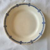Ancienne Assiette en Faïence Creil et Montereau Service Dublin