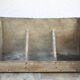 Wooden storage bin, vintage storage furniture, tool storage