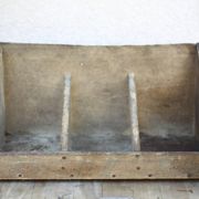 Bac rangement bois, meuble de rangement vintage, rangement outil