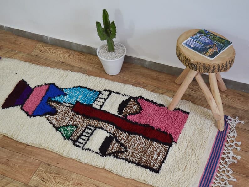 Moroccan Berber Rug 173x62cm