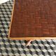 Table vintage en bambou et rotin