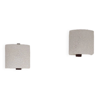 2 Scandinavian design wall lights from the 60s