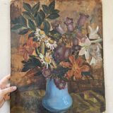 Old panel painting