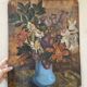 Old panel painting