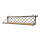 Vintage rattan wall shelf