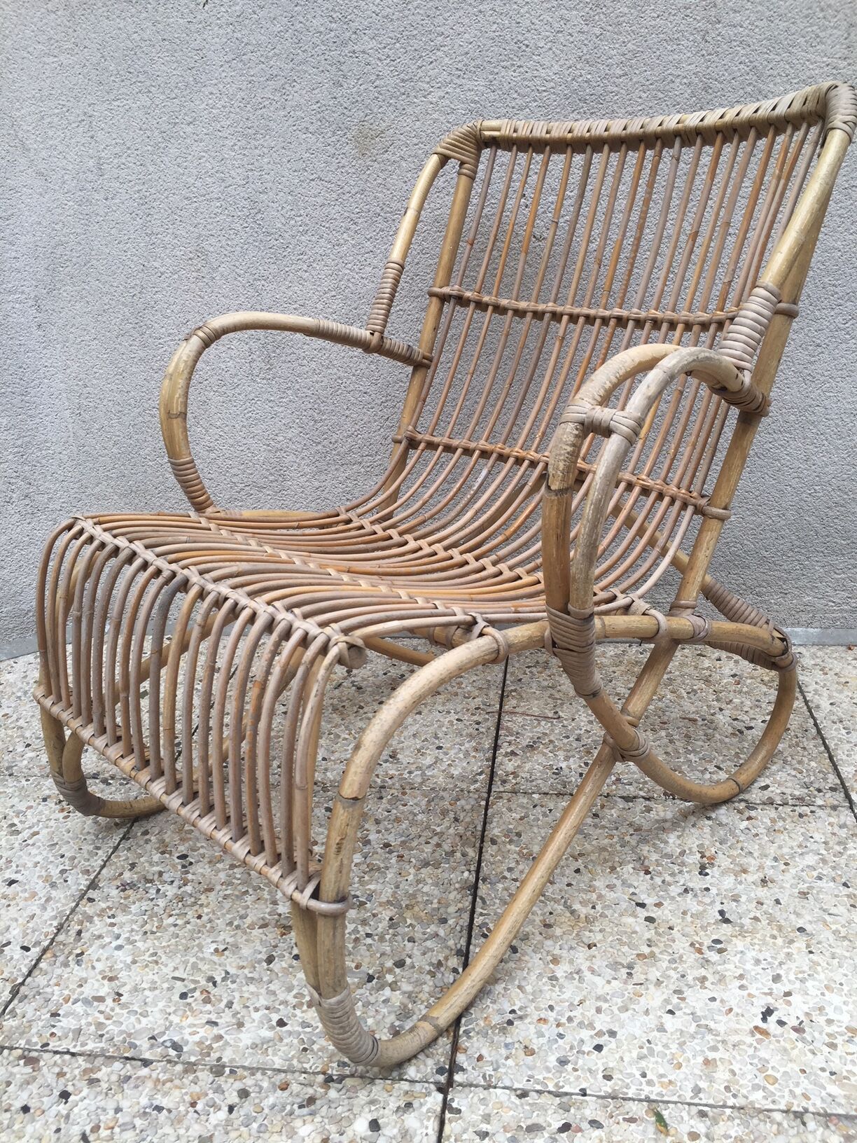 Armchair wicker