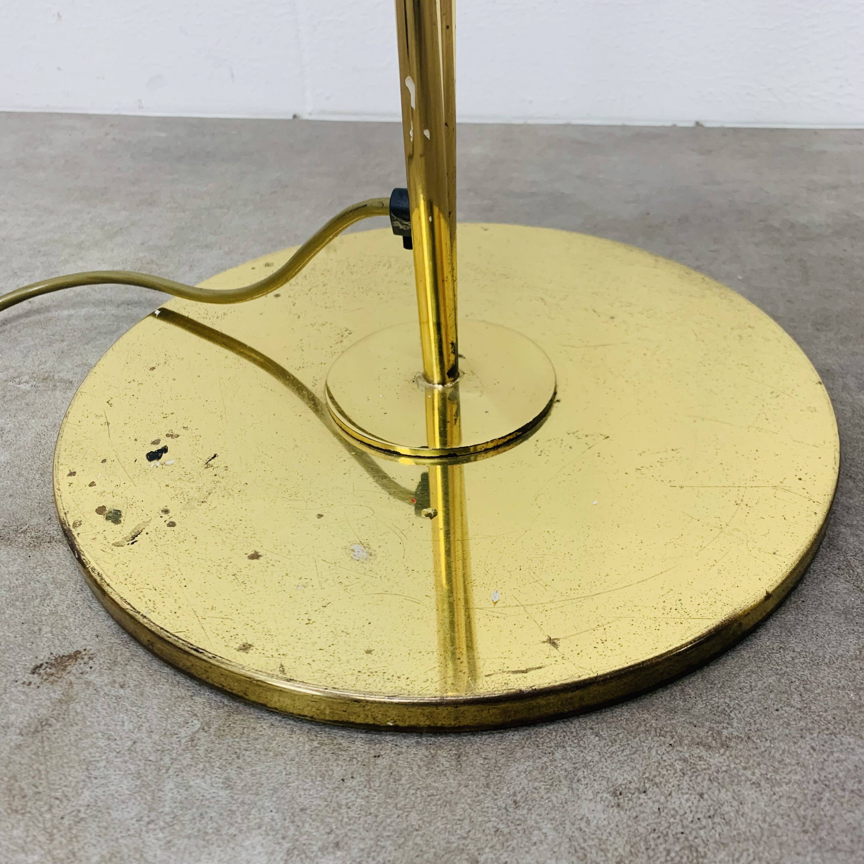 Victory Floor Lamp by Studio Artoff, Gold Brass, 1980s