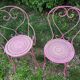 Set 2 fauteuils+2 chaises Fermob fer forgé ancien(ne)s