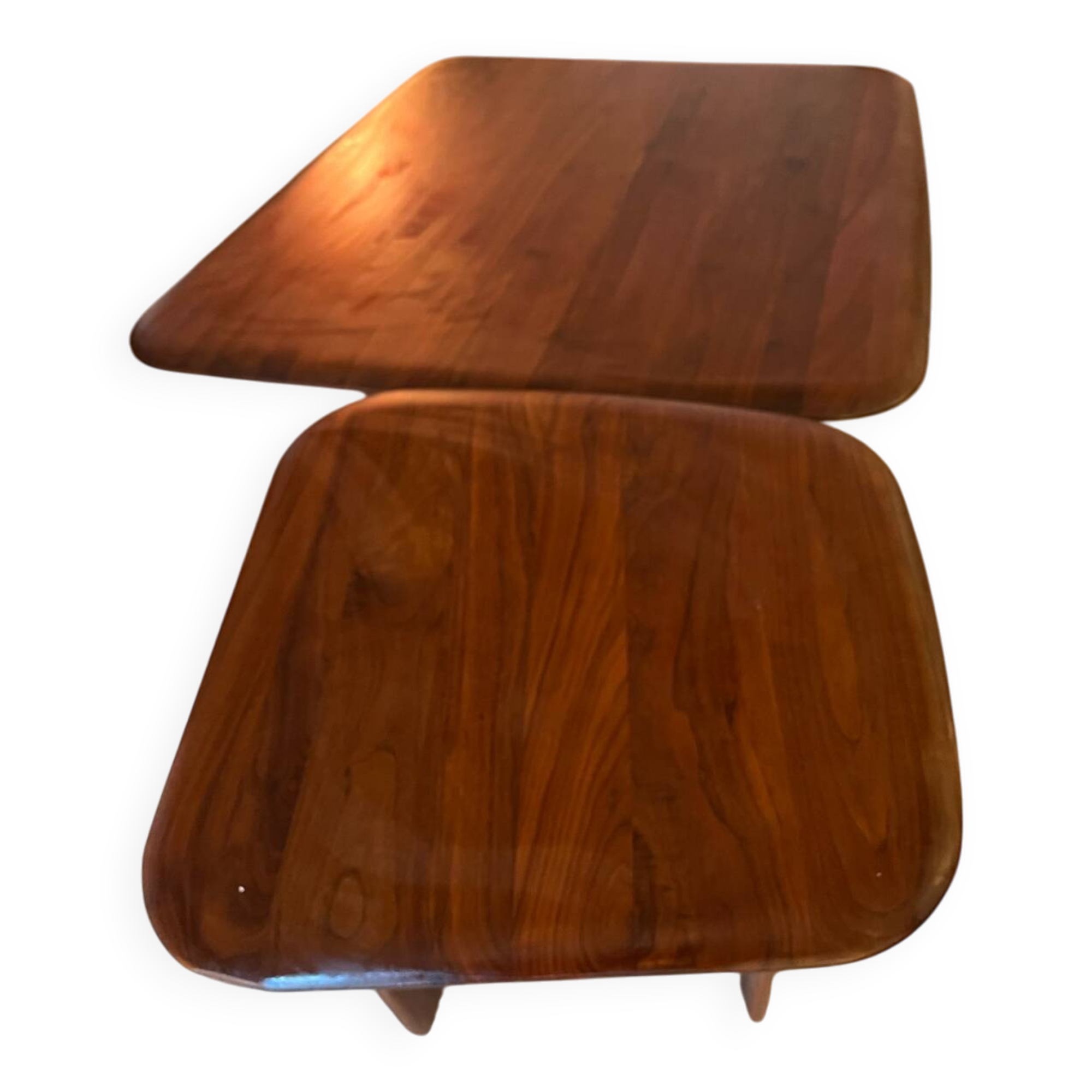 Oak wood coffee table