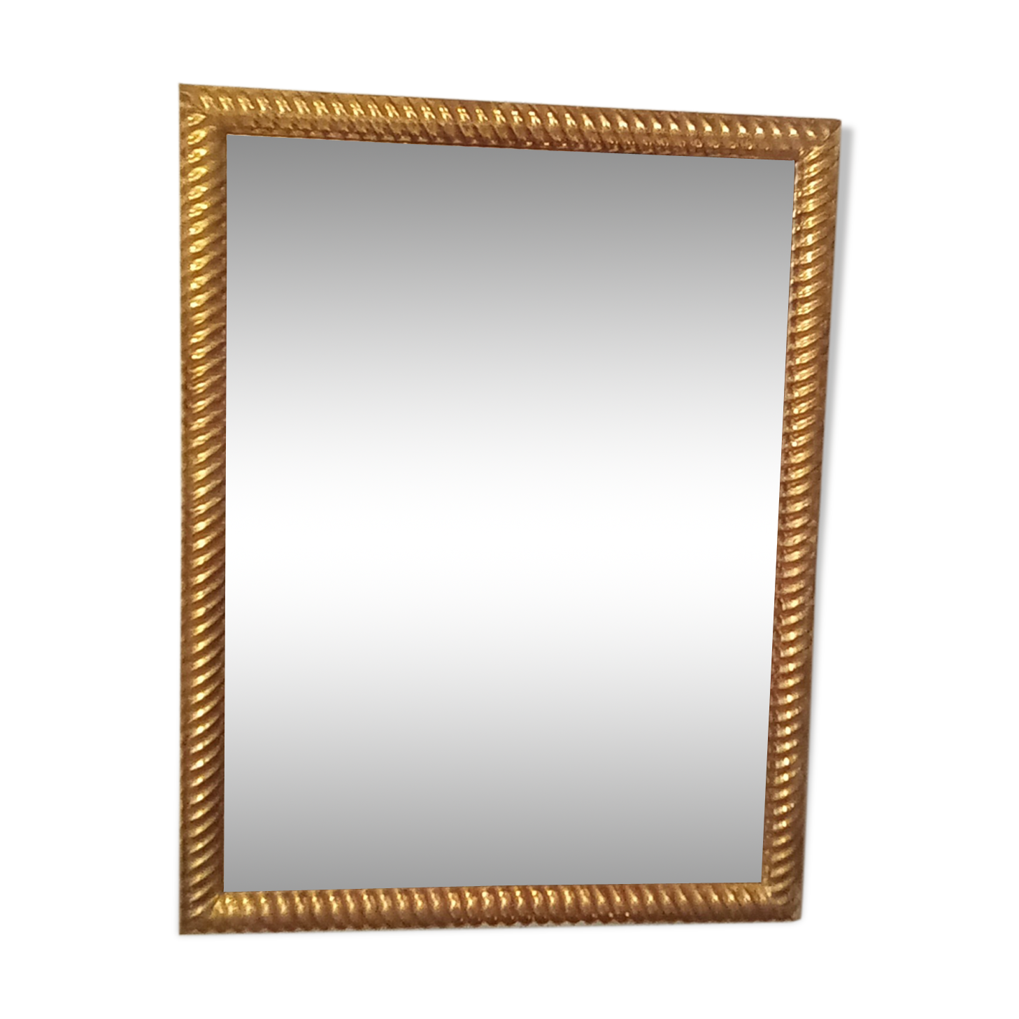 Golden mirror 75x57cm