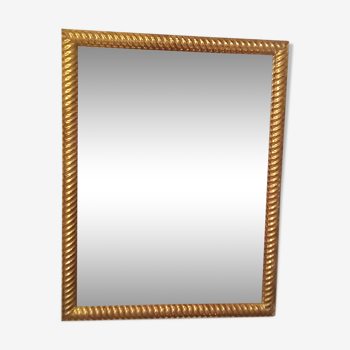 Miroir doré 75x57cm