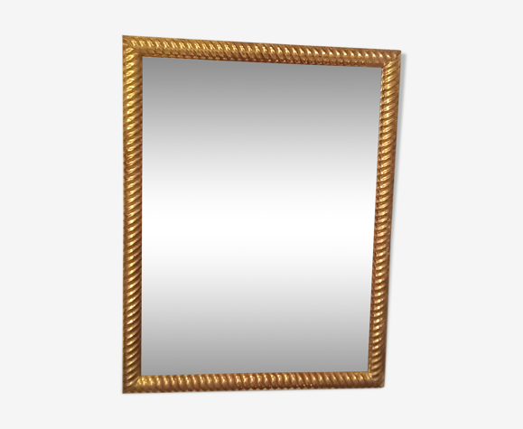 Miroir doré 75x57cm