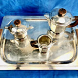 Ercuis silver-plated tea service Art Deco