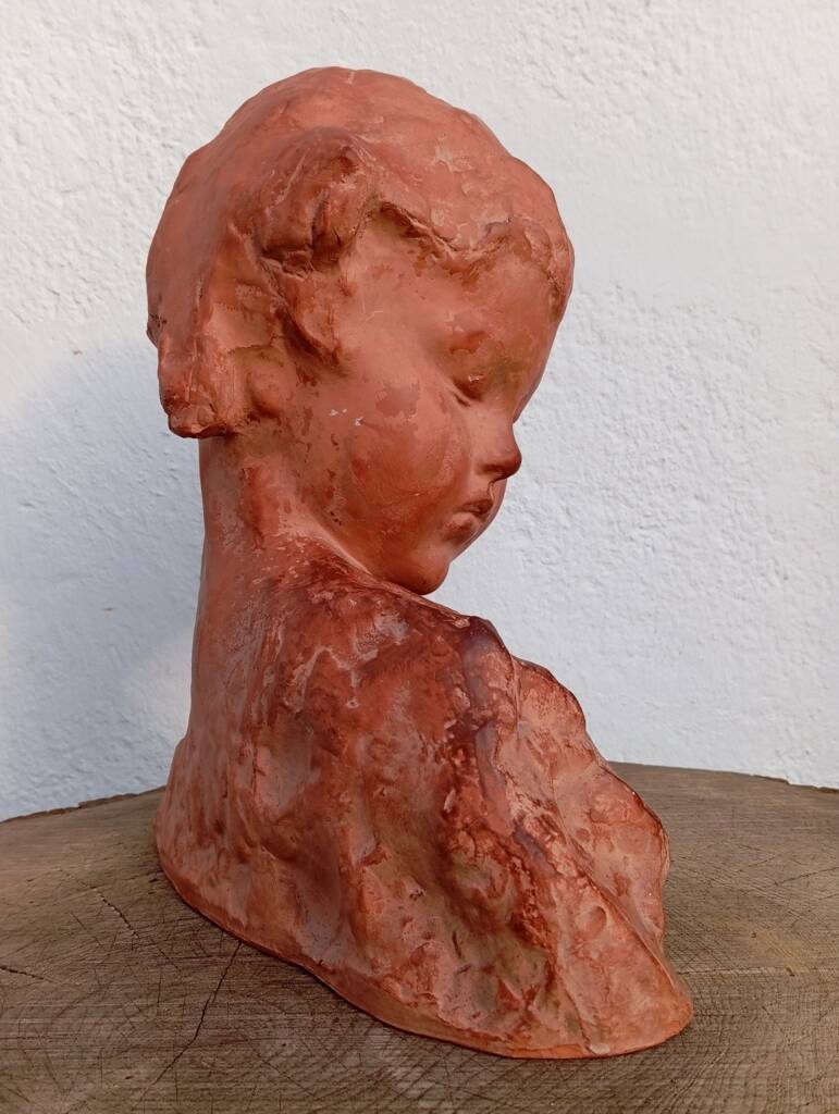 Terracotta bust Amedeo Gennarelli