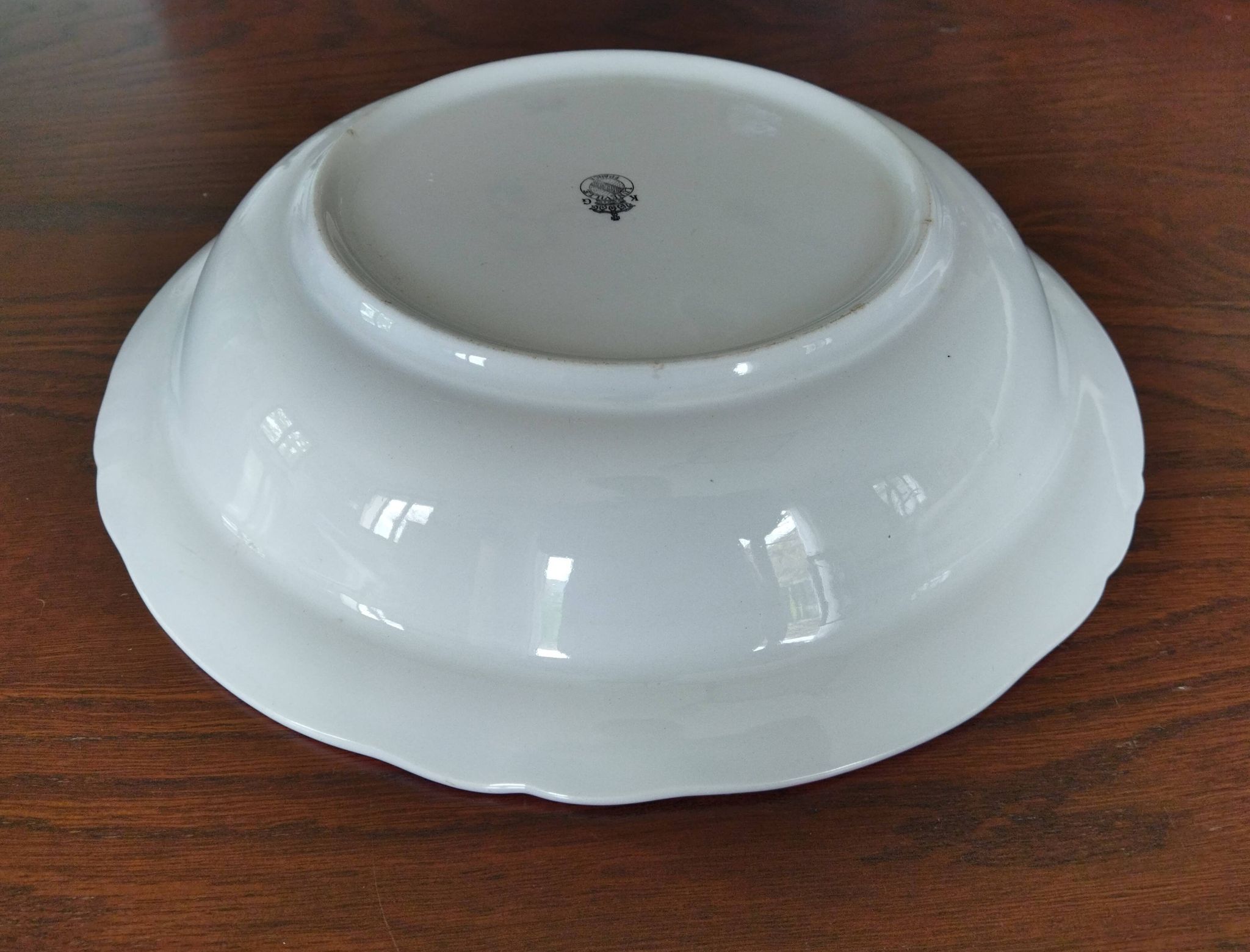 Shallow dish "Fine Street Lamp" KG Lunéville