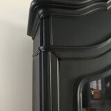 Black and wood window