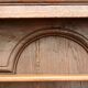 Elegant 18th century solid oak display cabinet.