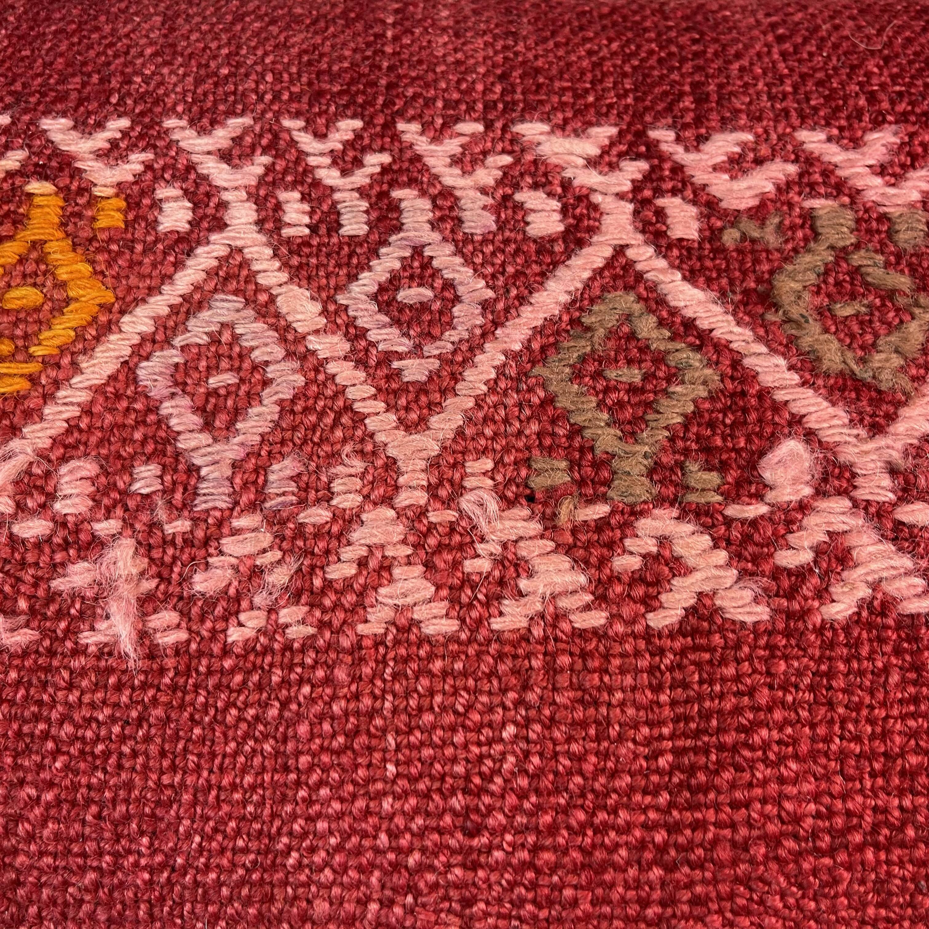 Vintage turkish kilim cushion cover 30x50cm
