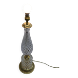 Crystal and bronze lamp base