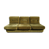 Jacques Charpentier 1970 velvet sofa