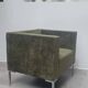 Fauteuil italien velours