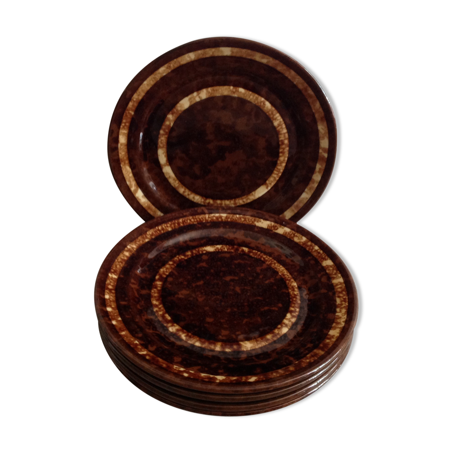 Series of 5 dessert plates