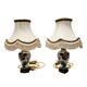 2 Vintage Cloisonné Table Lamps, mid 1900s