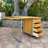 Desk ois and steel in the spirit of bauhaus 1950