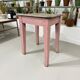 Vintage pink plant table / side table