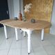 Renovated oak folding table