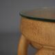 Organic Sculptural hand-crafted Palm Wood Coffee Table, 1970s