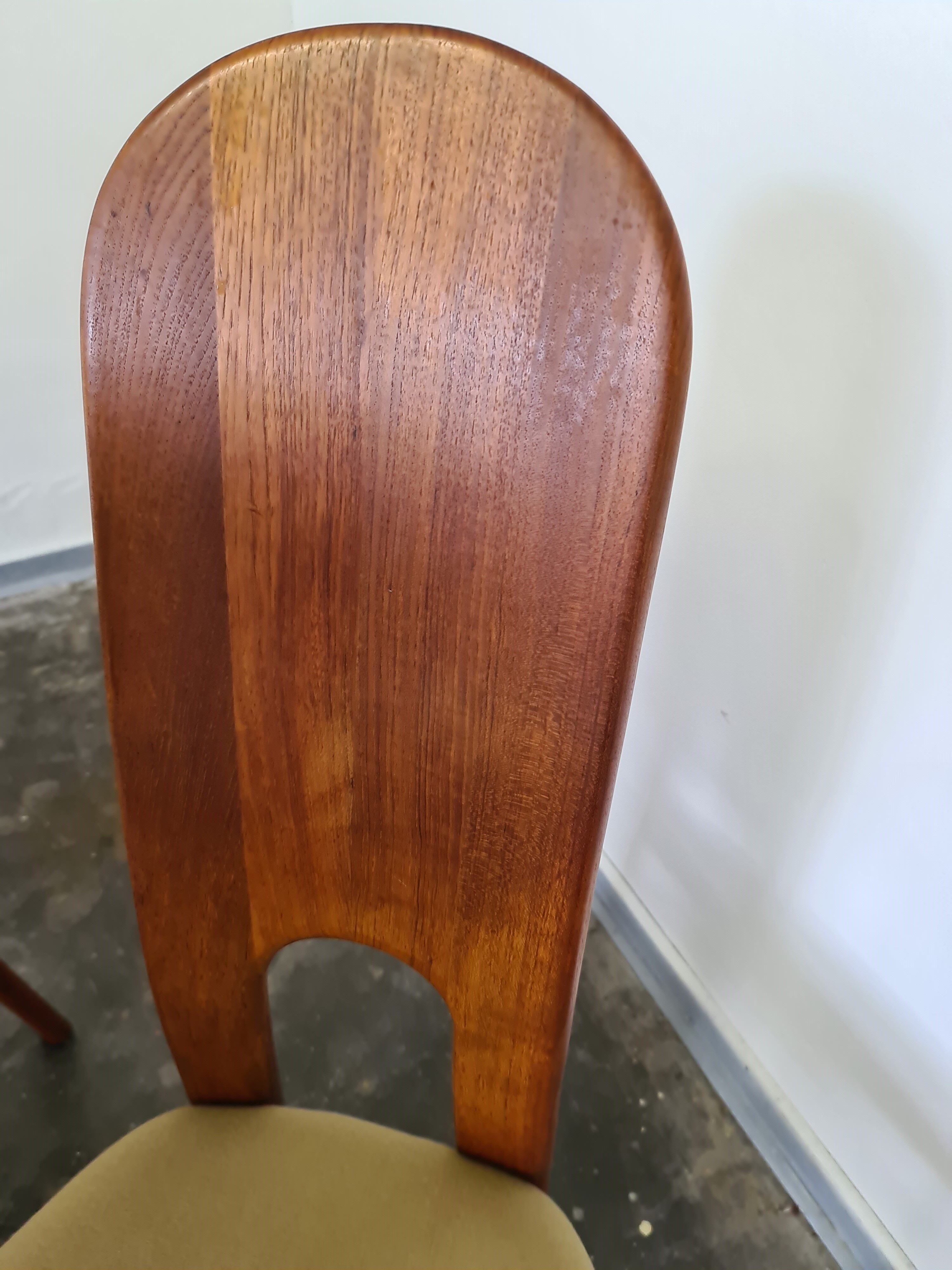 Set de  6 chaises à manger vintage danoises par Niels Koefoed