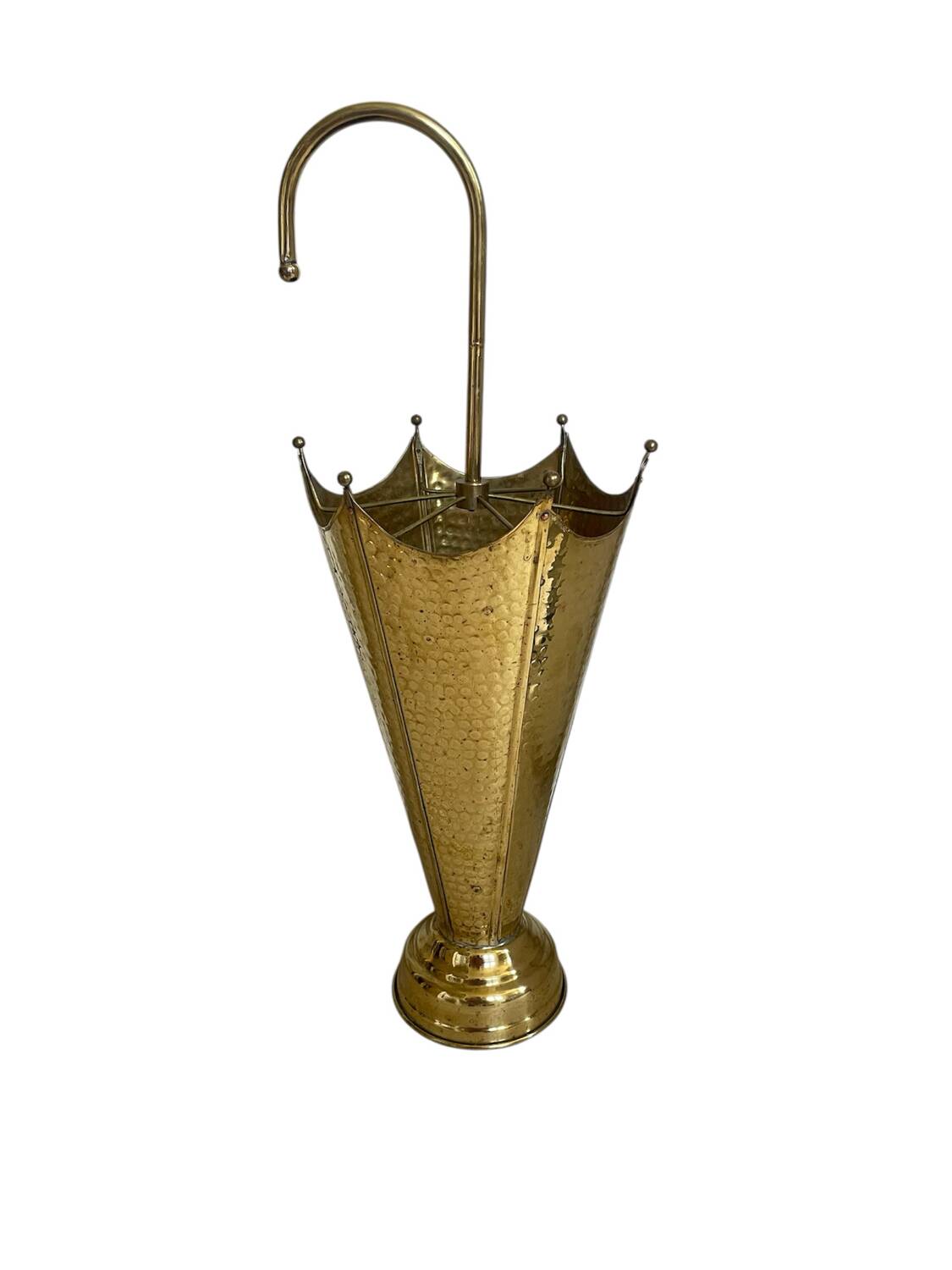 Porte-parapluie vintage en laiton