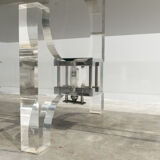 Plexiglass coffee table by Michel Dumas circa 1970'